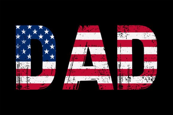 American Dad Design Bundle with USA Flag: Creative Assets for Patriotic Projects
