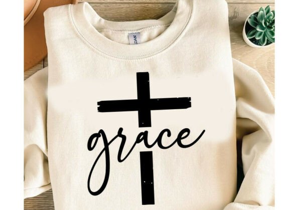 Elegant Grace Christian PNG Cross Design: A Versatile Asset