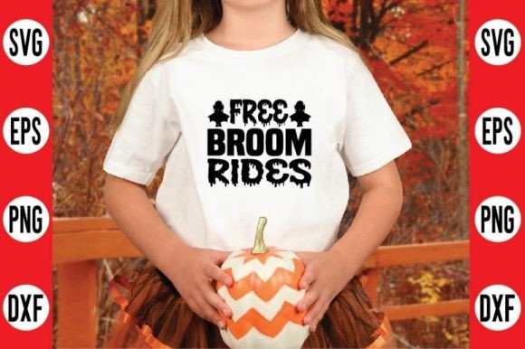 Enchant Your Designs with Free Broom Rides SVG