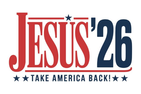 Jesus 26 America Back Design: A Faith-Based Visual Asset