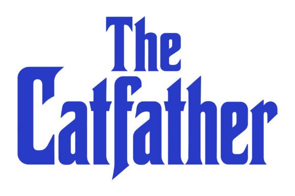 The Catfather Cat Dad Design: A Typography Asset for Modern Branding