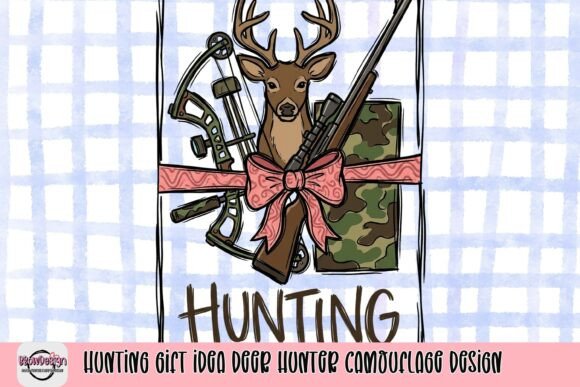 Unique Hunting Gift Idea: Deer Hunter Camouflage Design